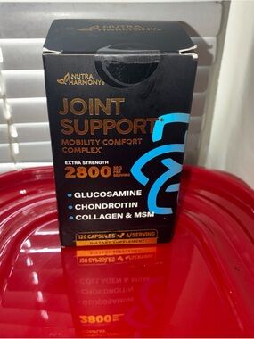 Nutra Harmony Joint Support Supplement - Black with Blue Accents